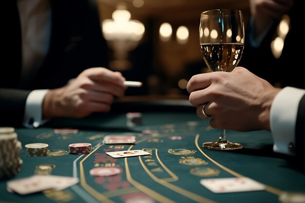 gp toto live-dealer studio with professional croupiers at blackjack table